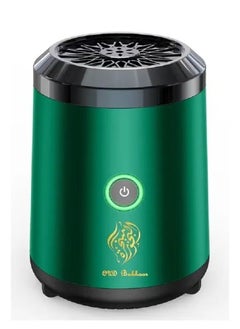 Oud Bukhoor Car USB Mini Type-C Power Rechargeable Incense Burner Decorations Green 9.8x7.4x6.7 cm  - Image 2