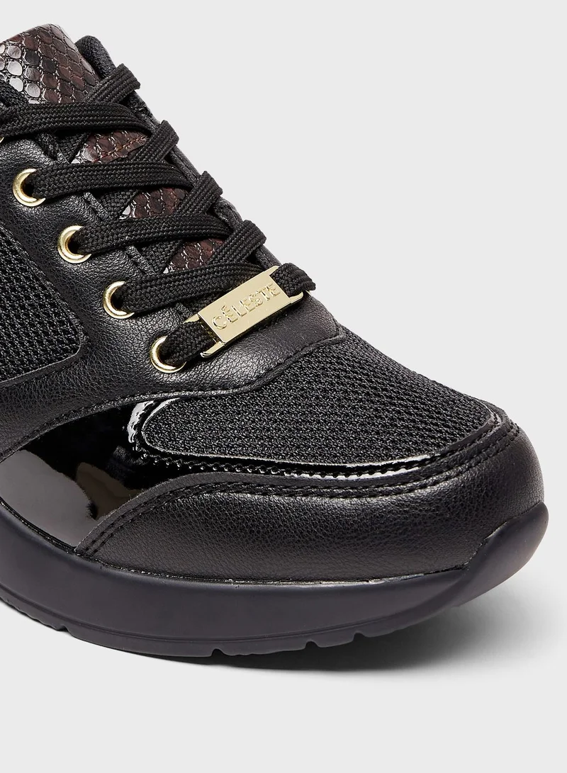 Celeste Lace Up Low Top Sneakers