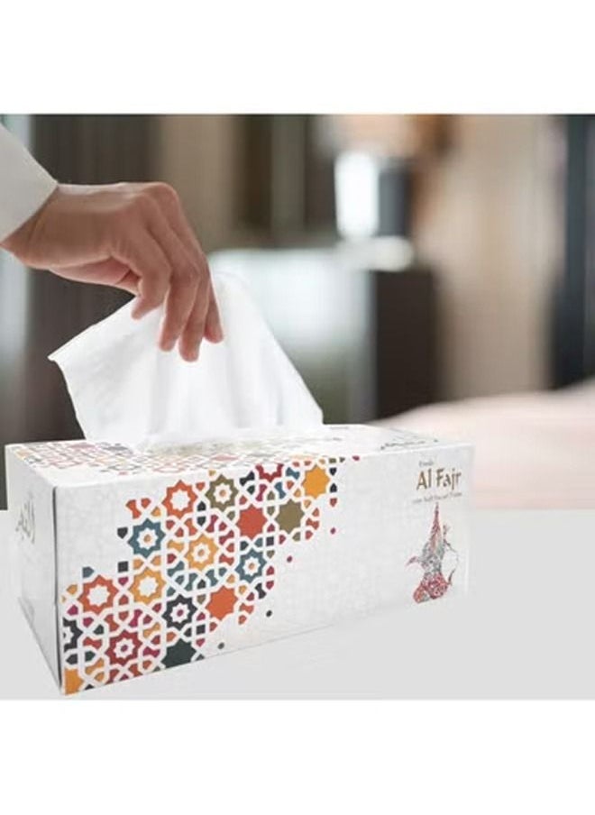 Al Fajr Premium Quality Facial Tissue Paper Box 2 Ply x 200 Sheets Pack of 30  - Image 4