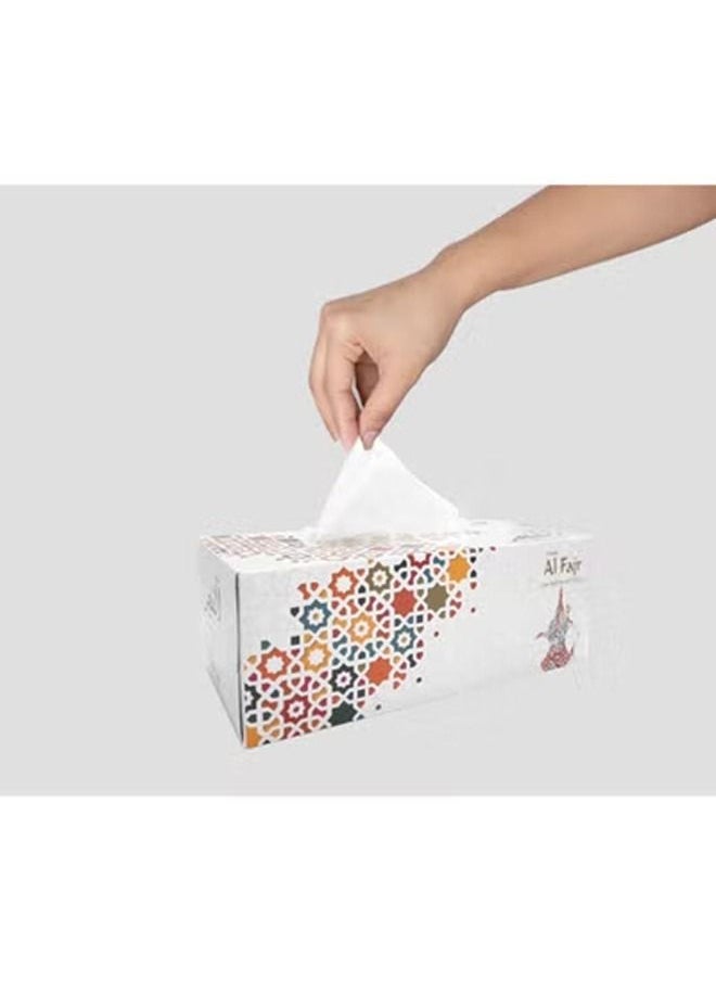 Al Fajr Premium Quality Facial Tissue Paper Box 2 Ply x 200 Sheets Pack of 30  - Image 5