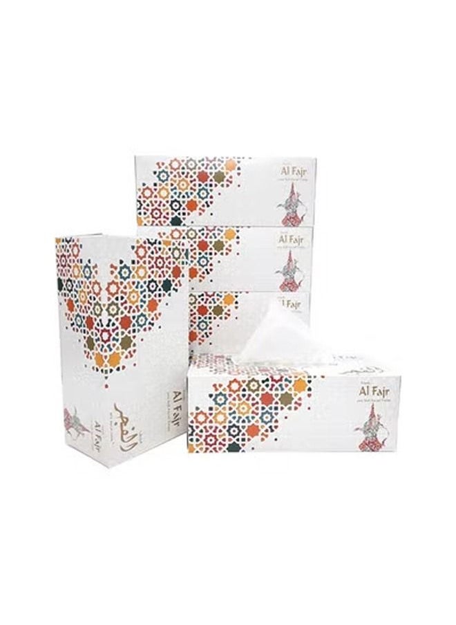 Al Fajr Premium Quality Facial Tissue Paper Box 2 Ply x 200 Sheets Pack of 30  - Image 3