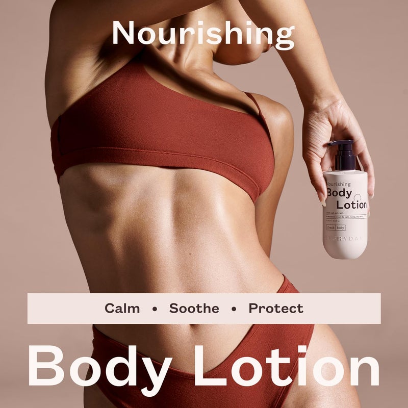 frank body Nourishing Body Lotion | Decadent Cream for Gentle, Calming & Long-Lasting Hydration | Oat Extract, Avocado Oil & Squalane | Sandalwood & Vanilla Scent | Vegan & Cruelty Free | 250ml - Image 2