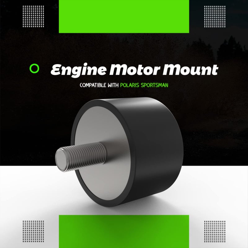 Whautole Rear Engine Rubber Motor MountCompatible with Polaris Sportsman 335400450500 Also Compatible with MagnumTrail bossDieselWorker 500Xplorer 500 SeriesEngine Motor Mount - Image 4
