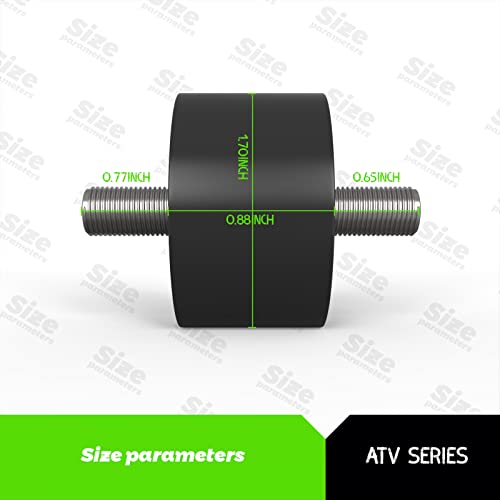 Whautole Rear Engine Rubber Motor MountCompatible with Polaris Sportsman 335400450500 Also Compatible with MagnumTrail bossDieselWorker 500Xplorer 500 SeriesEngine Motor Mount - Image 5