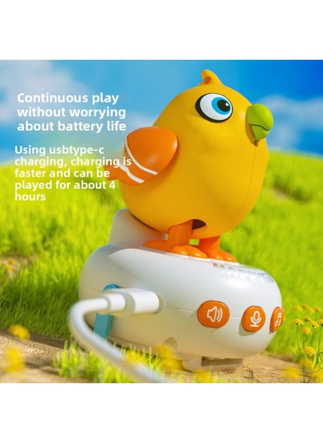 null - Goo Goo Bird Charging Puzzle Intelligent AI Dialogue Color Change Voice Control Induction Children's Toy Watch Learn To Talk And Whistle-Color:Gugu Bird Green Parrot [smart Ai Dialogue Edition] - Image 1