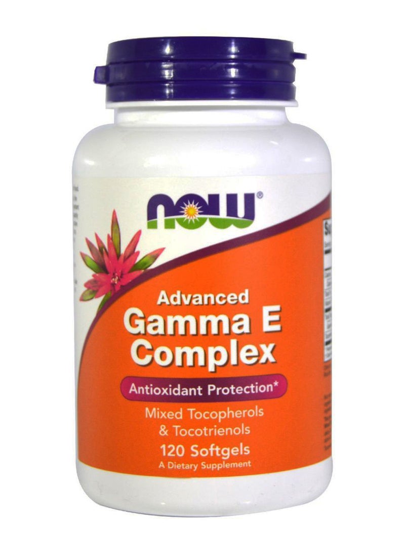 Now Foods Advanced Gamma E Complex Dietary Supplement - 120 Softgels - Image 1