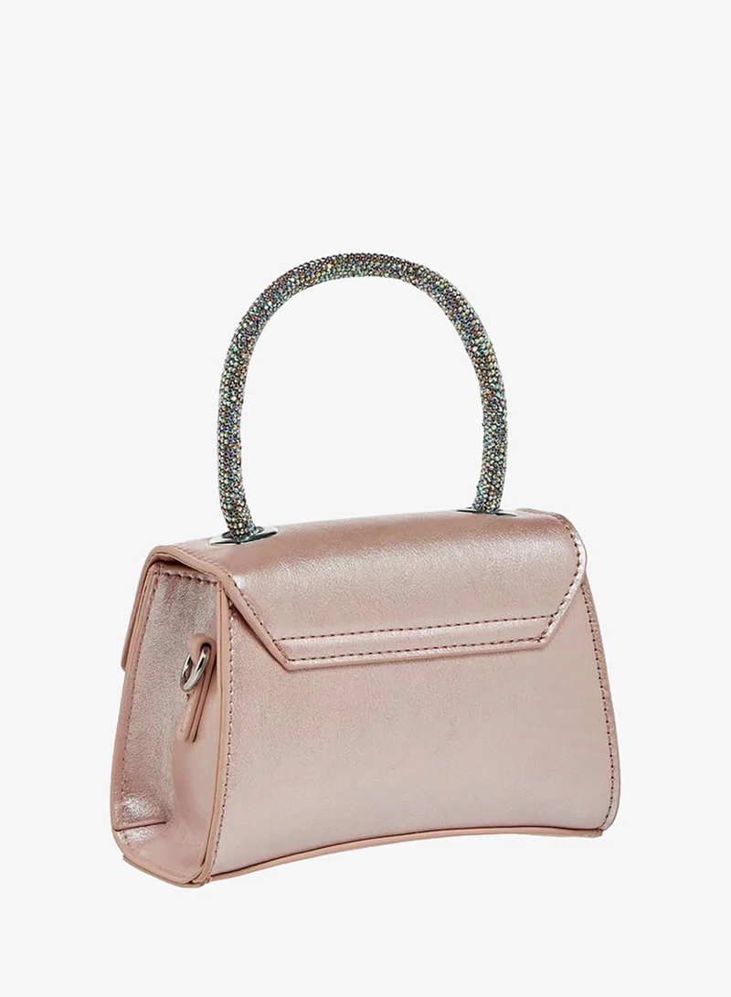 Celeste PINK Bow Embellished Crossbody Bag with Chain Strap for Women | Best Price UAE
