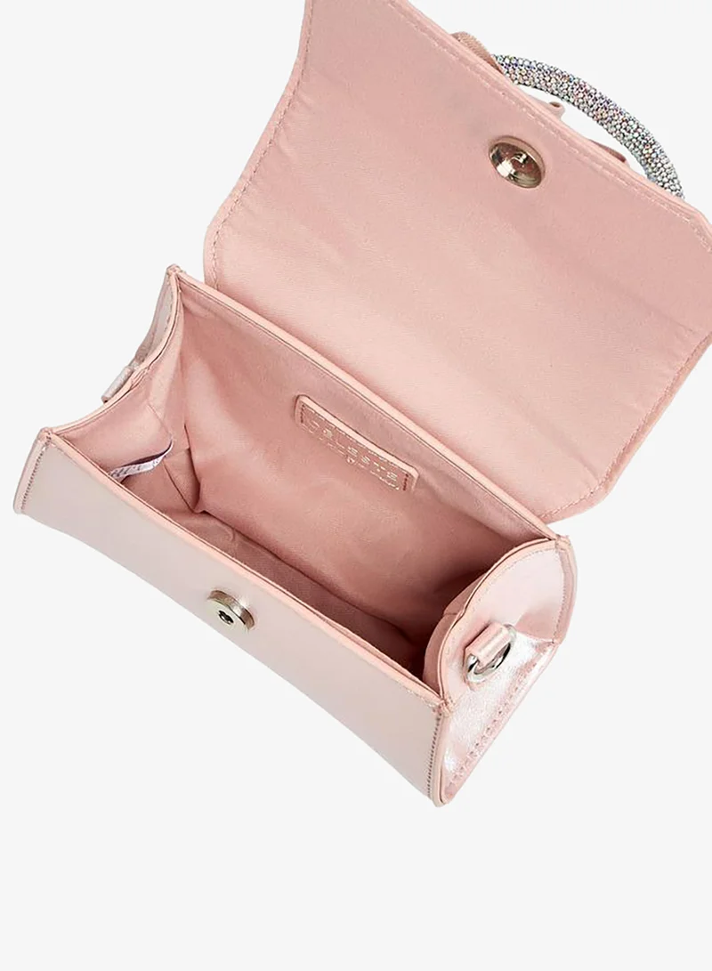 Celeste PINK Bow Embellished Crossbody Bag with Chain Strap for Women | Best Price UAE