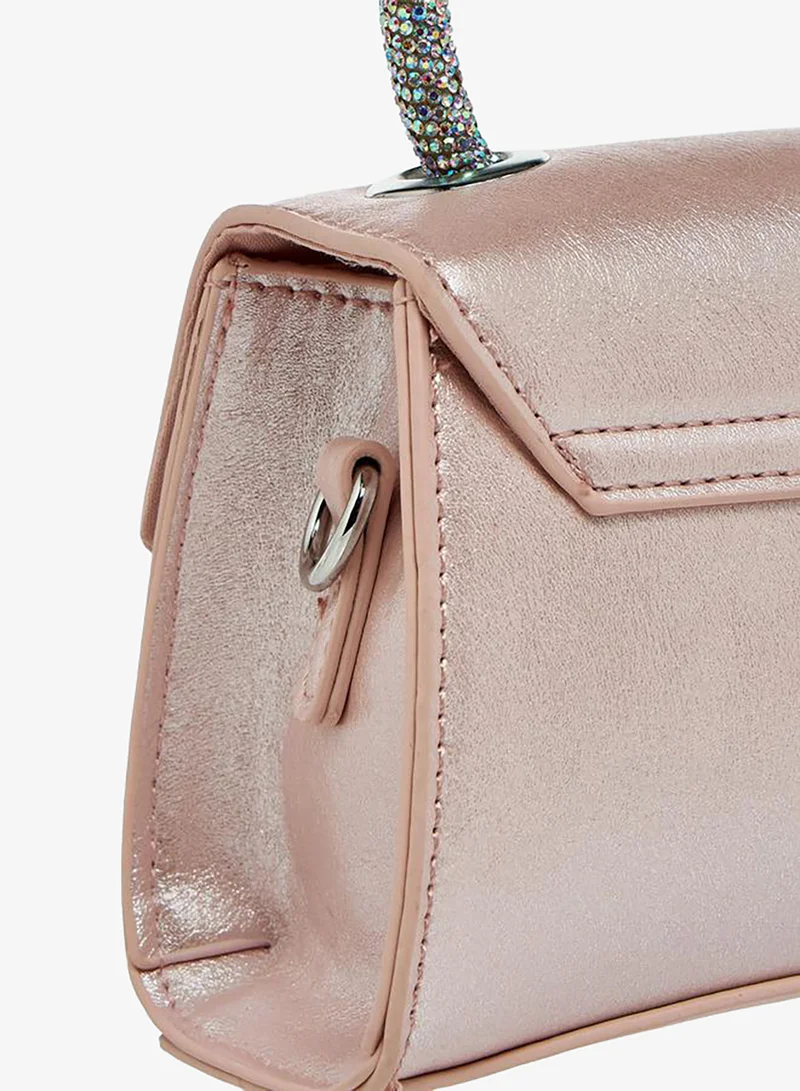 Celeste PINK Bow Embellished Crossbody Bag with Chain Strap for Women | Best Price UAE