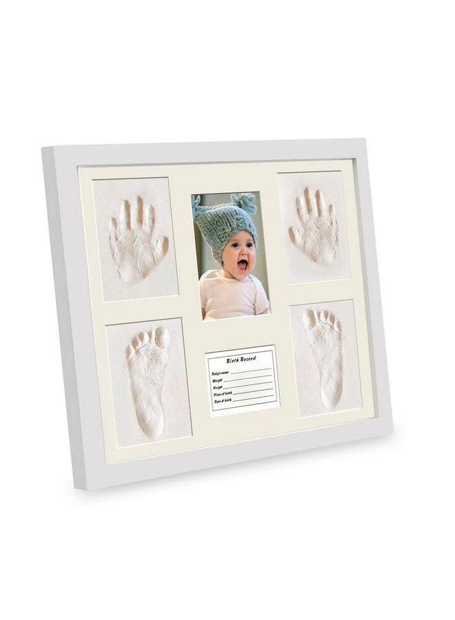 MICKYU Baby Hand And Footprint Kit, Baby Keepsake Picture Frame, Personalized New Mom Gifts, Newborn Essentials Must Haves, Baby Shower Gifts - Image 1