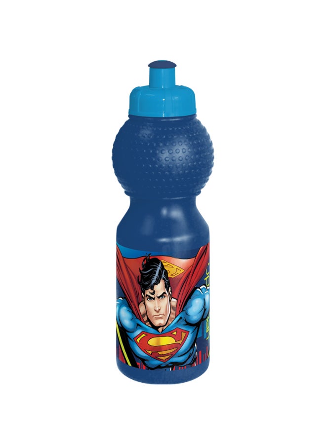 DC Superman 5 in 1 Value Pack (16" Trolley Bag with Lunch Box, Lunch bag, Water Bottle and Pencil Case)