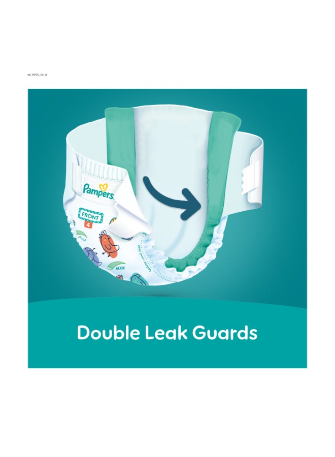 بامبرز حفاضات بشريط الألوفيرا مقاس 4، عبوة جامبو، 44 قطعة - Image 5