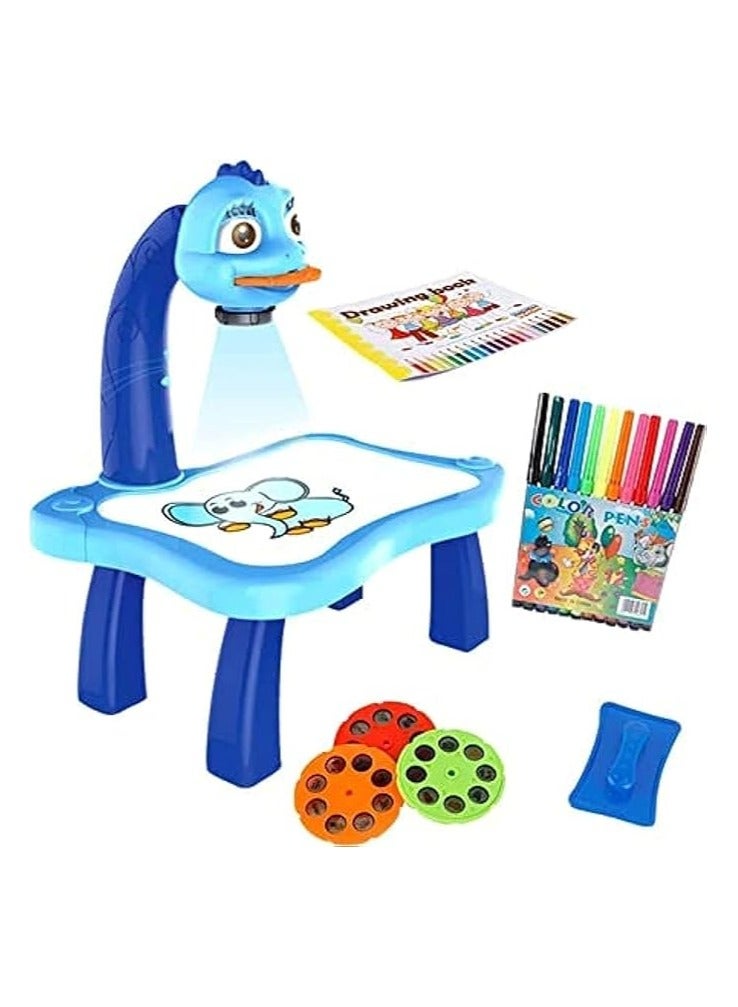 صندوق العاب لوحة بروجيكتور تعليمية للرسم، فن الرسم الجذاب والمتين، مجموعة ألعاب ذكية مكتبية - Image 1