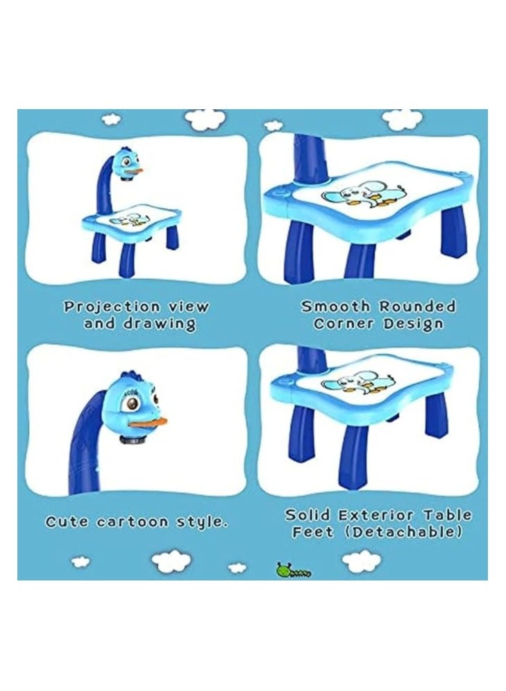 صندوق العاب لوحة بروجيكتور تعليمية للرسم، فن الرسم الجذاب والمتين، مجموعة ألعاب ذكية مكتبية - Image 5