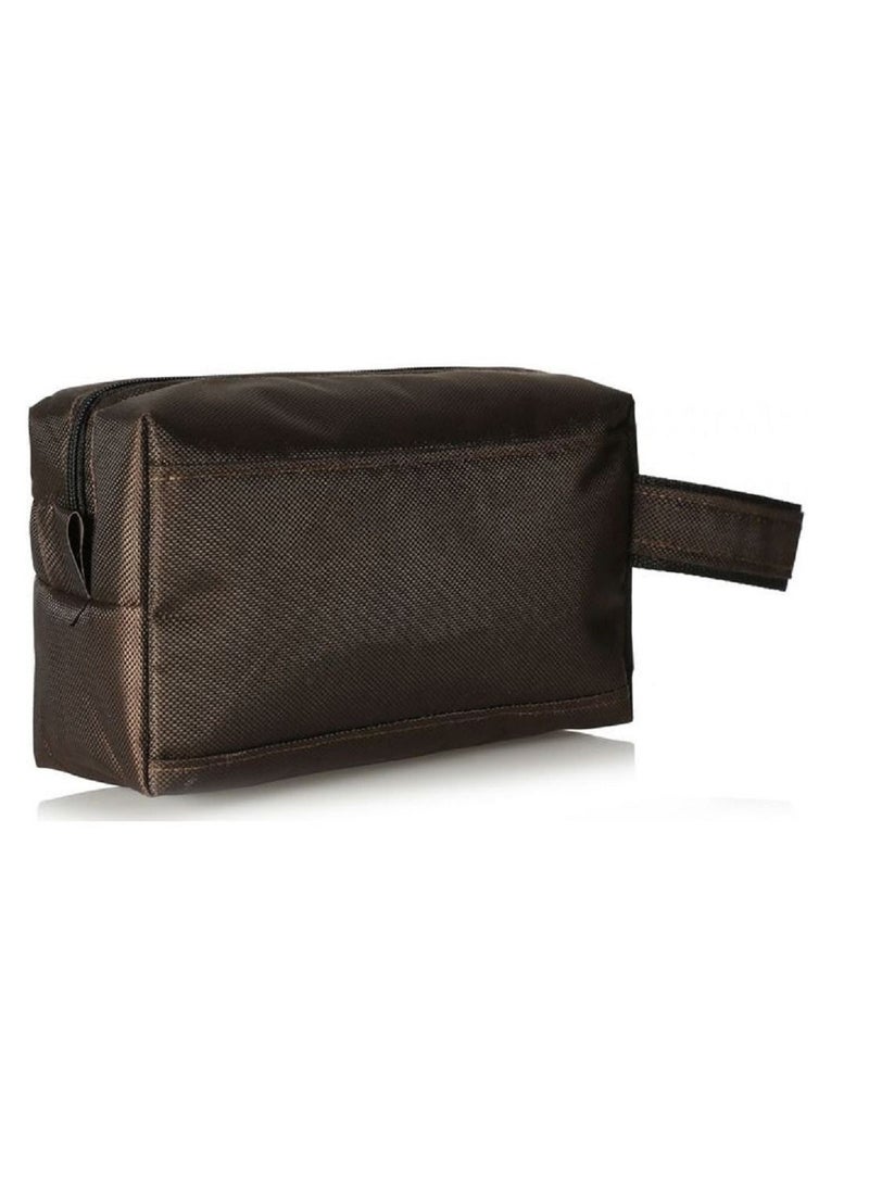 Brand Stores Clutch Canvas Brown Bag - Brand Stores - Image 2