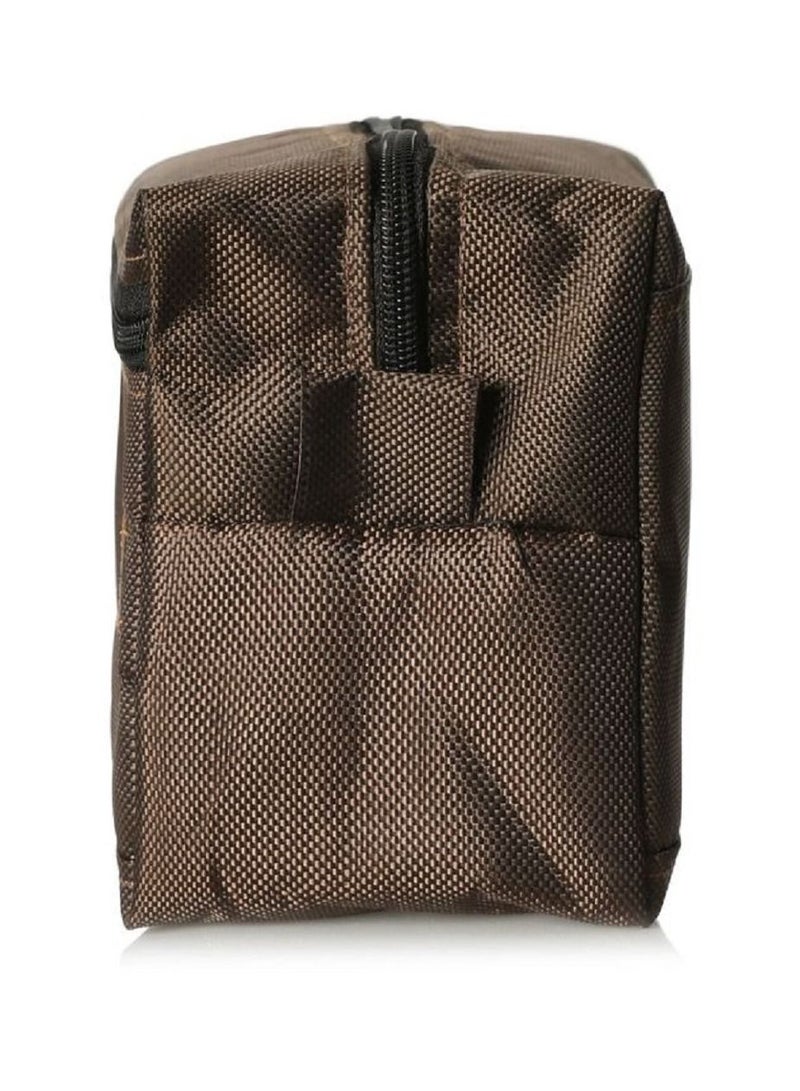 Brand Stores Clutch Canvas Brown Bag - Brand Stores - Image 3