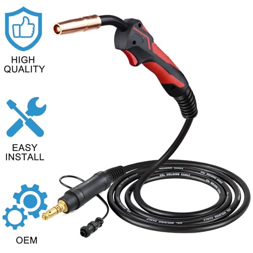 OKBA MIG Welding Gun Torch 250Amp 15ft Replacement for Lincoln Magnum 250L K533-7,Mig Welder Parts for Lincoln Power MIG 200/215/216/255/Wire Matic 255 - Image 5