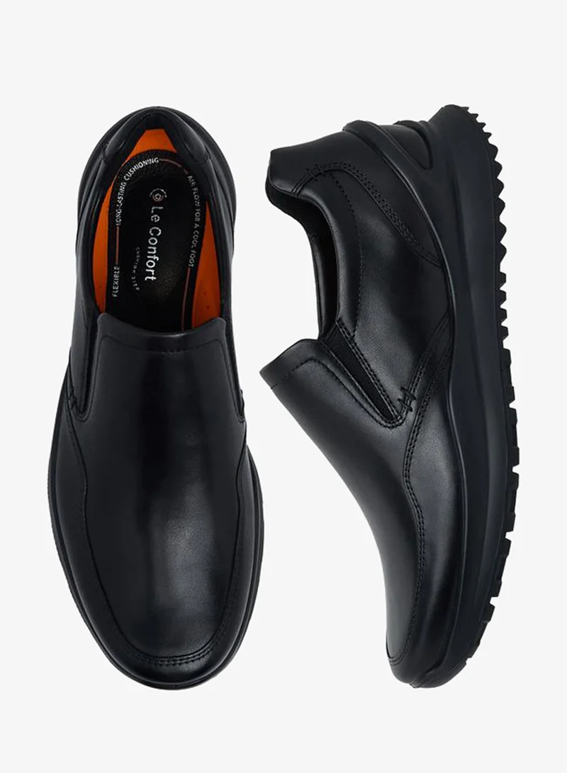 Le Confort Men Leather Slip-On Loafers