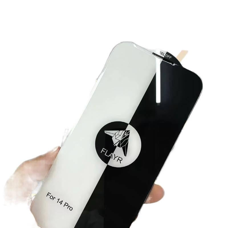 غطاء هاتف بGlass باللون شفاف لـ iPhone 16 / 16 Plus / 16 Pro / 16 Pro Max مع حواف ماسية ووضوح عالي مع مقاوم للبصمات مع حماية الخصوصية للمكتب المنزلي للتنقل اليومي سهل التخزين - Image 4