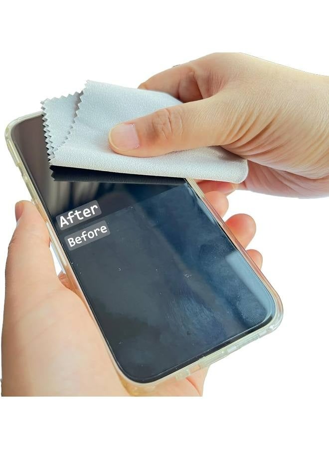 10 Pieces Microfiber Cleaning Cloths For Computers Eyeglasses Glasses Screen Camera Lens Touch LCD TV Screen Cell Phone Tablet Laptops IPad（ 15*18cm） - Image 3