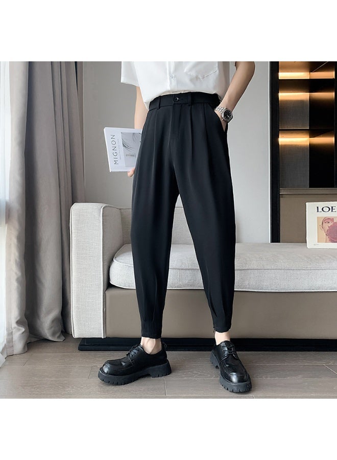 Shougu Men's Fashionable Casual Business Suit Pants
