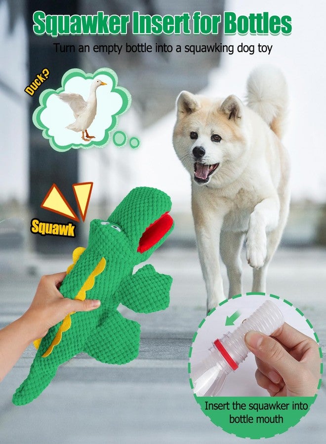 SCHITEC Squeaky Dog Toys, No Stuffing Crinkle Plush Water Bottle Dog Toy, Interactive Squawking Puppy Teething Pet Chew Toy for Small Medium Large Dogs - Image 4