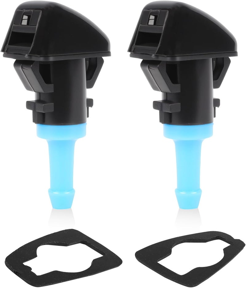 OTUAYAUTO 2PCS Windshield Washer Nozzles Replacement for 2007-2017 JEEP Patriot Fluid Nozzles Spray Jet Kit, Replaces OEM 5303834AB - Image 1