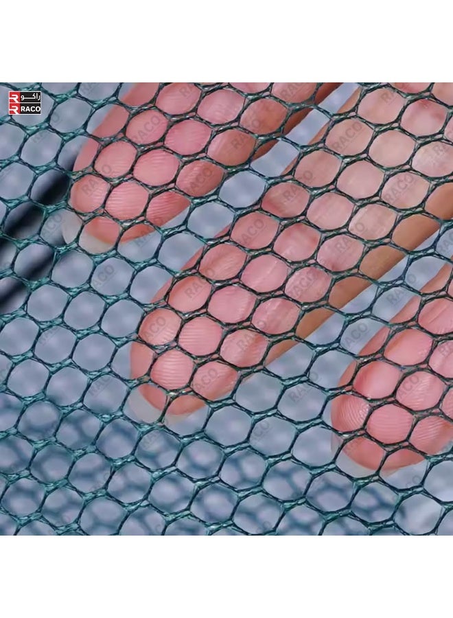 راكو مصيدة صيد سداسية قابلة للطي من راكو - شبكة مظلة بستة جوانب مع حبل للأسماك وسرطان البحر والروبيان والكركند، متينة للاستخدام في الأنهار والبحيرات والبحار - Image 4