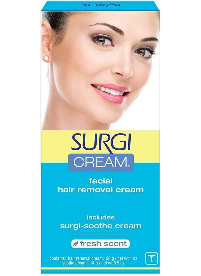 Surgiwax - Surgi Facial Hair Removal Cream 1 Oz X 2 Pack - Image 1