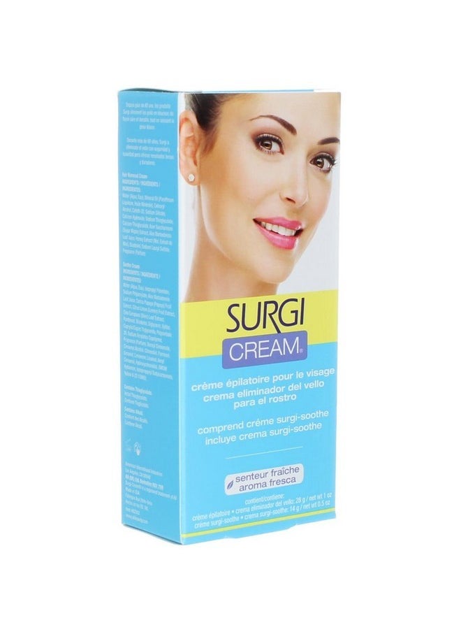 Surgiwax - Surgi Facial Hair Removal Cream 1 Oz X 2 Pack - Image 1