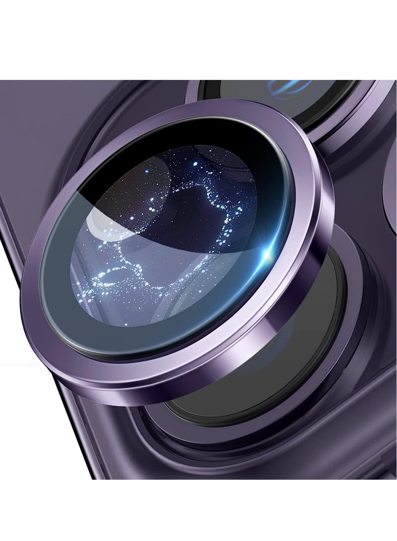 ELTRAZONE iPhone 13 Pro Max (6.7 inch)/ iPhone 13 Pro (6.1 inch) Camera Lens Protector,Anti Scrach HD Tempered Glass Metal Camera Screen Protector - Image 1