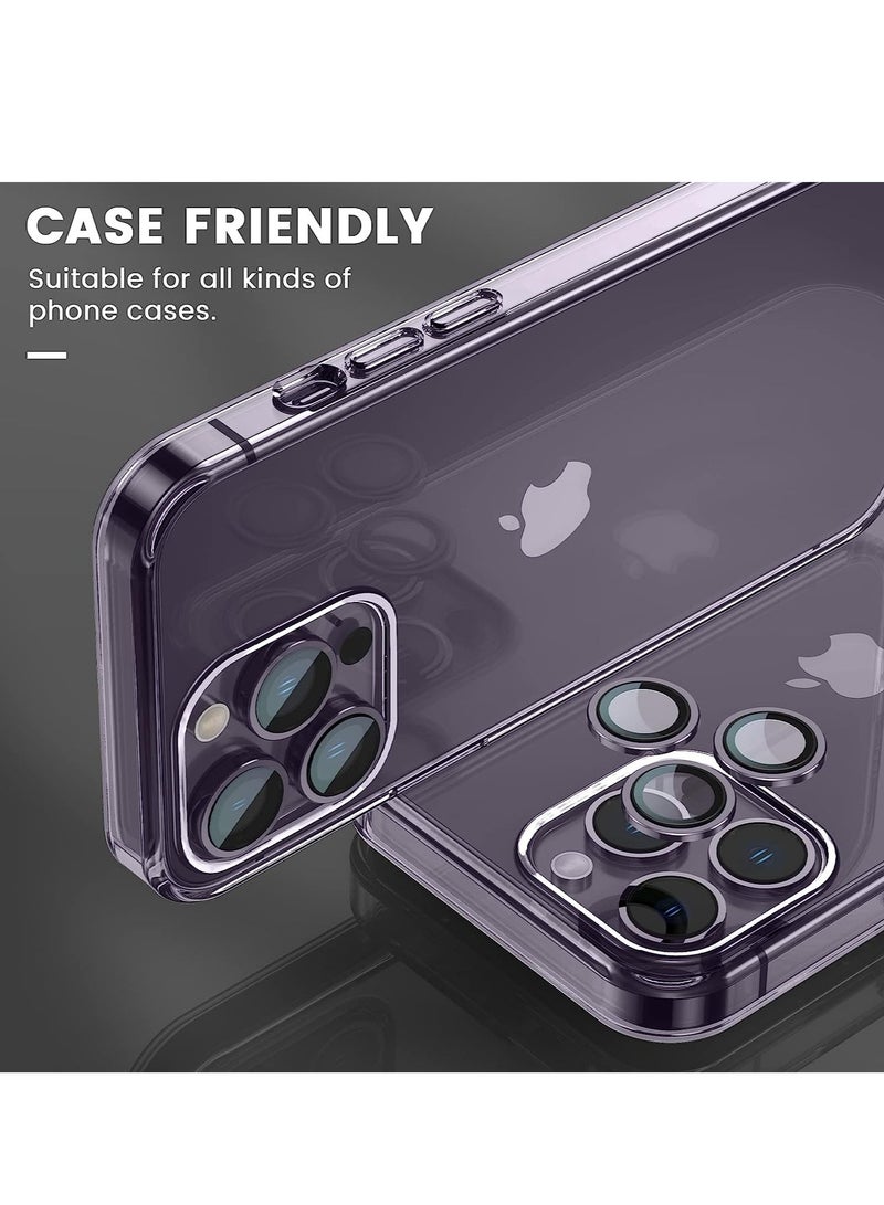 ELTRAZONE iPhone 13 Pro Max (6.7 inch)/ iPhone 13 Pro (6.1 inch) Camera Lens Protector,Anti Scrach HD Tempered Glass Metal Camera Screen Protector - Image 5