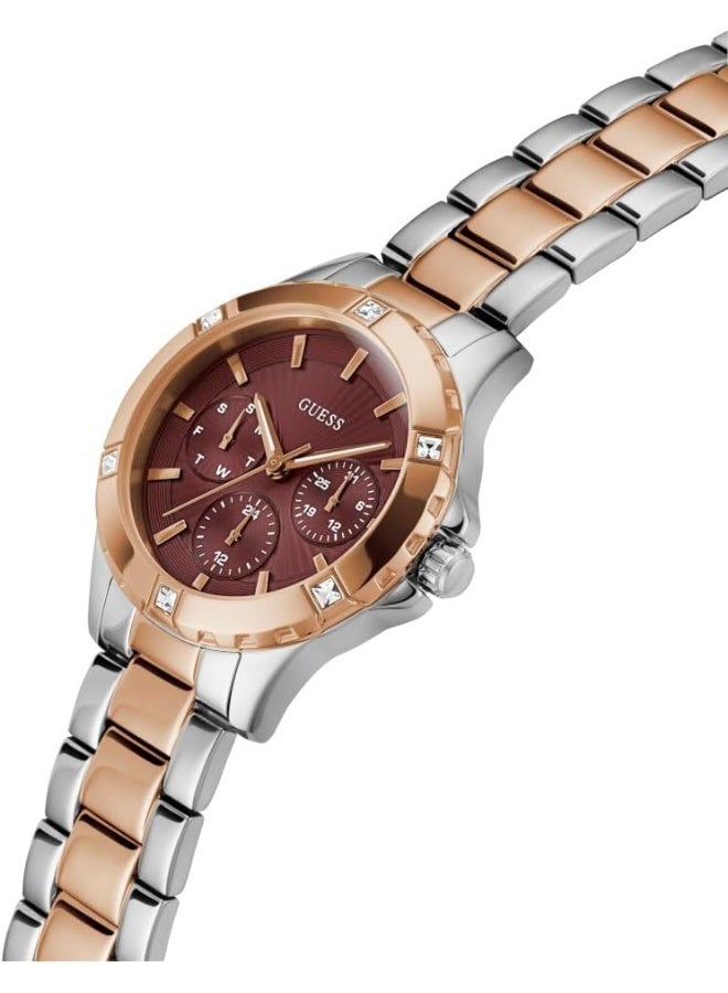 GUESS P SLV CS W/P RS GLD TR W/CRYS/SUN BURG DL/P SLV & RS GLD BRCT - Image 4