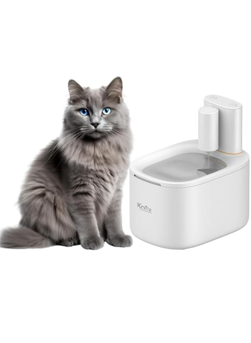 Knox Powering Generations Knox Smart Automatic Pet Water Dispenser 3.5L/135oz with Rechargeable Battery, Motion Sensor, Super Quiet Hygienic Drinking Bowl for Cats & Dogs, Large Pet water Fountain Indoor & Outdoor - Image 1