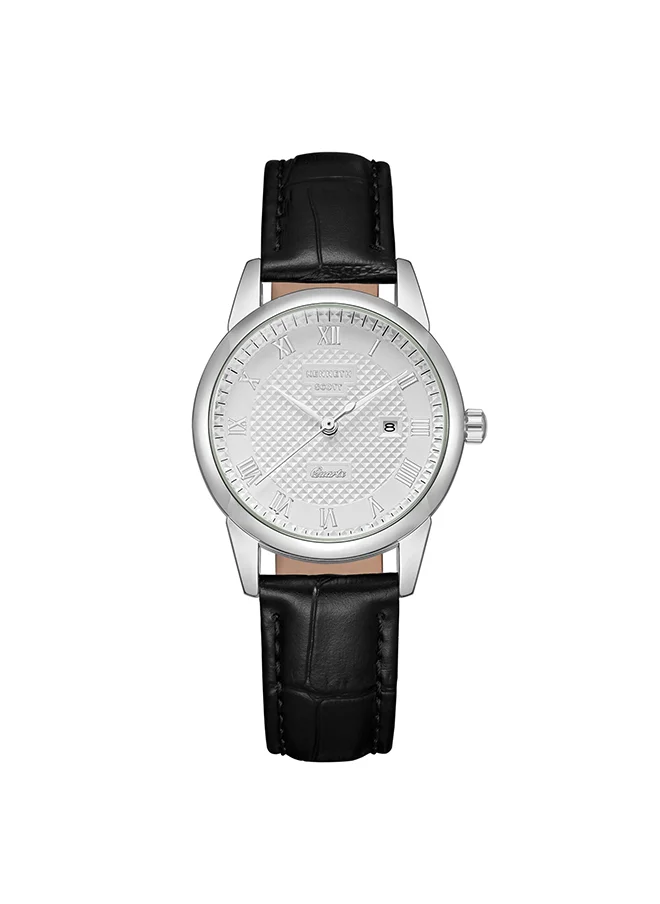 كينيث سكوت Kenneth Scott Women's White Dial Analog Watch - K23530-SLBW