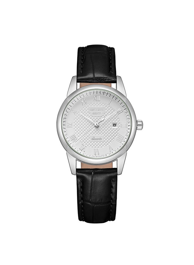 KENNETH SCOTT Women's Leather Analog Watch K23530-SLBW - 32x40 mm  - Image 1
