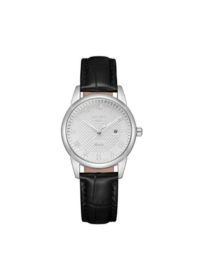 KENNETH SCOTT Women's Leather Analog Watch K23530-SLBW - 32x40 mm