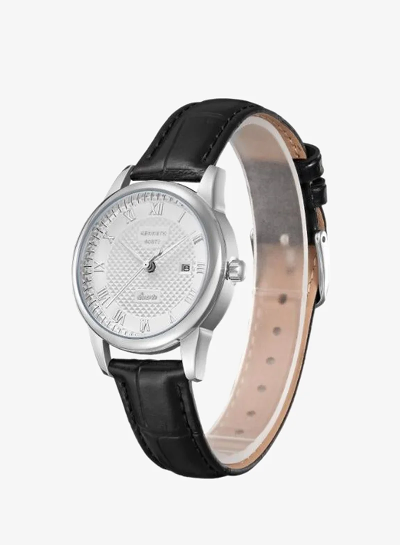 KENNETH SCOTT Women's Leather Analog Watch K23530-SLBW - 32x40 mm
