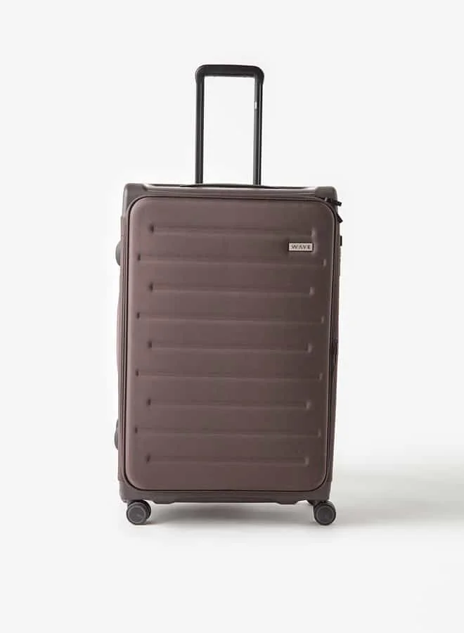 وايف Textured Softcase Luggage Trolley Bag with Retractable Handle