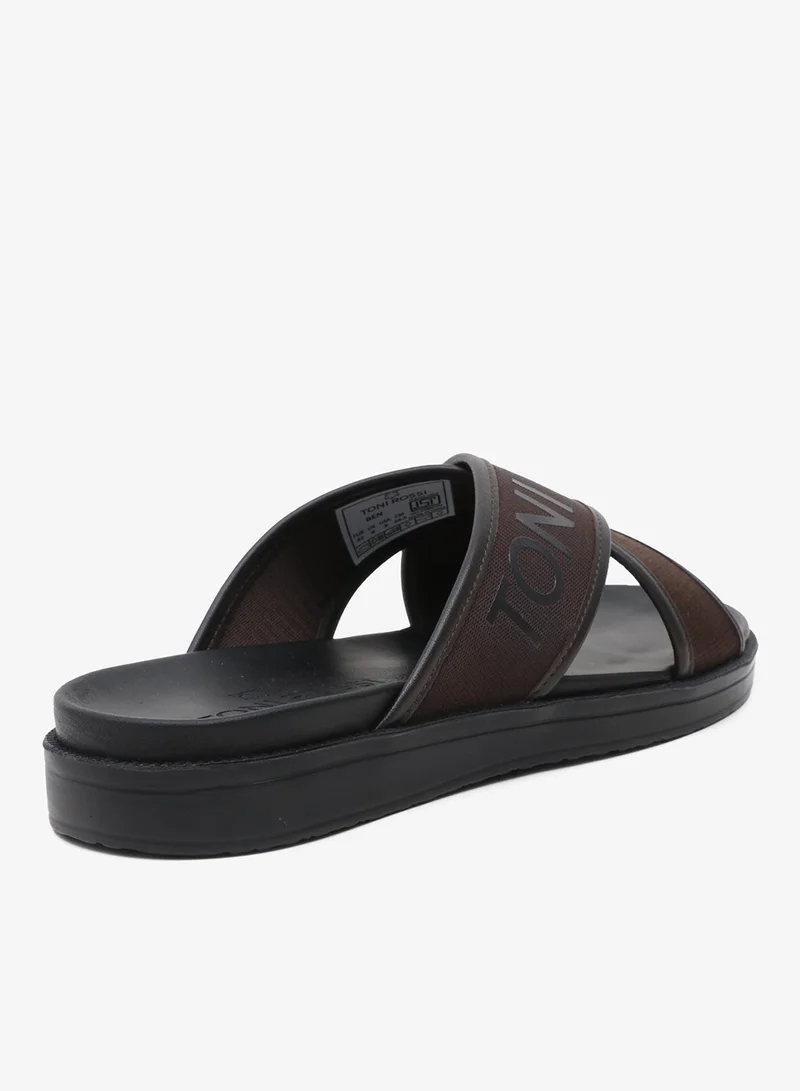 Toni Rossi Brown Ben Casual Sandals for Men | Best Price UAE