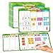 Laffunz 12 PCS Place Value Chart Dry Erase Flash Cards Addition and Subtraction Learning Math Games for Kids Base Ten Board Math Manipulatives 1st 2nd 3rd Grade Teacher Classroom Must Haves - Image 3