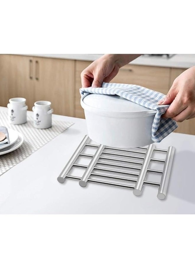 Happy Home Expandable Stainless Steel Pot Holder - 20x22cm to 20x37cm  - Image 3