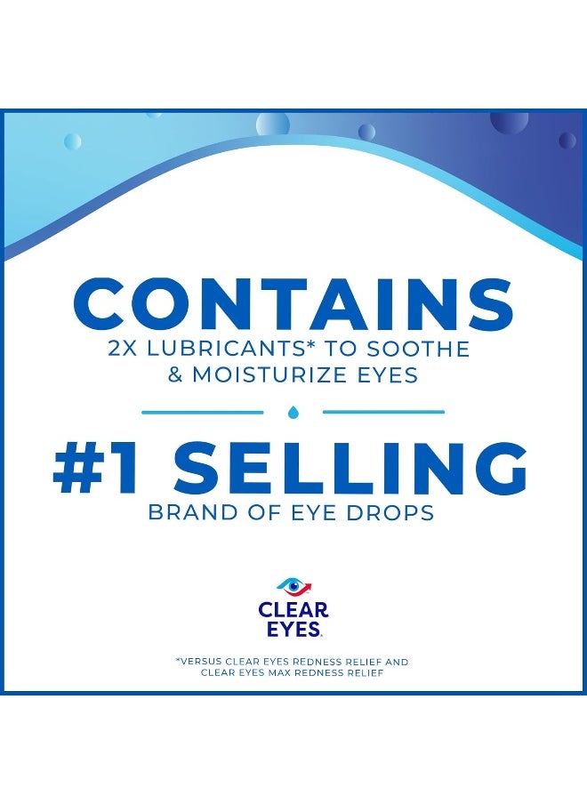 Clear Eyes Triple Relief Eye Drops, 0.5 Fl Oz, Pack Of 3  - Image 2