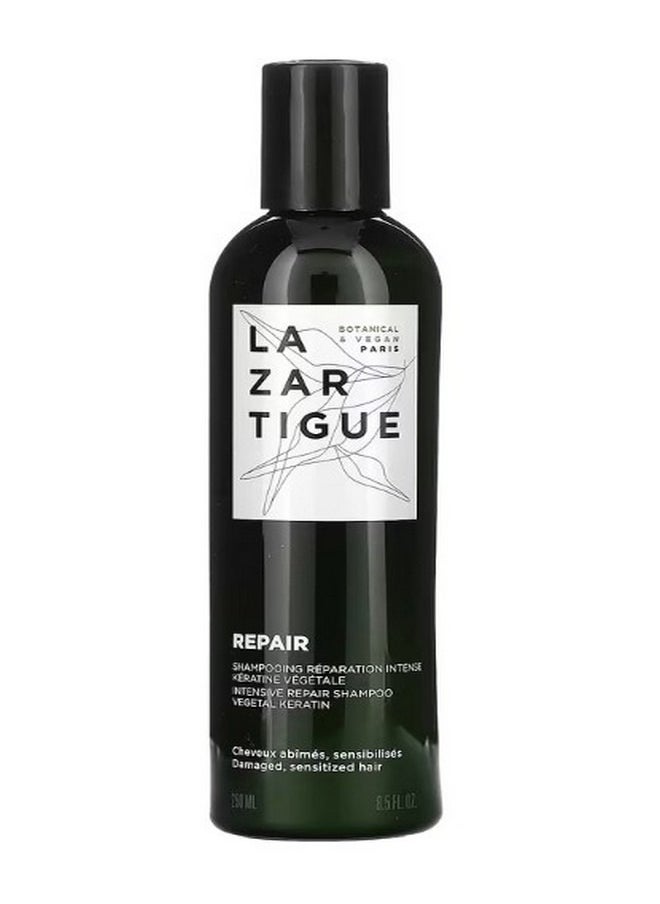 Lazartigue Repair Intensive Repair Shampoo Damaged Sensitized Hair 8.5 fl oz 250 ml  - Image 1