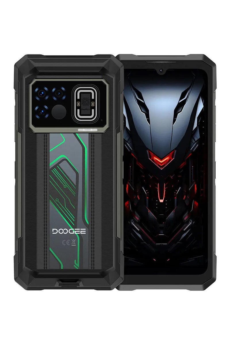 DOOGEE Fire 6 Max(2025) 5G Rugged Smartphone with Thermal Image Camera,20800mAh/33W Fast,6.72" FHD+ 120Hz IPS Screen,120LM Flashlight Rugged Phone,256GB/TF 2TB,50MP,Android 14,WiFi 6/NFC/1.16 lb - Green - Image 1