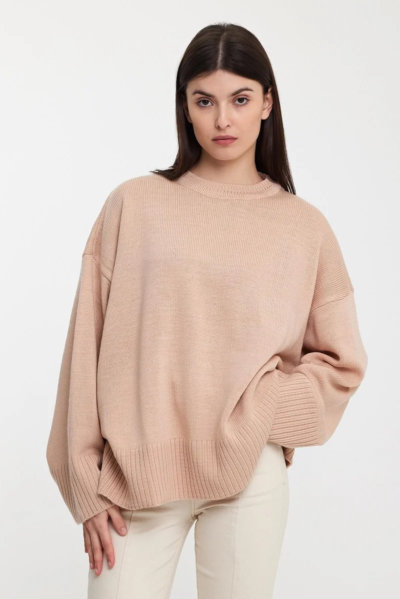 Alexander Gardi Alexandergardı Oversize Basic Sweater(A92145-S)