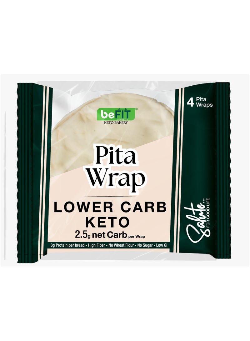 BeFit Keto Lower Carb Pita Wrap (High Fiber, No Sugar, No Wheat Flour, Low GI) - Image 1