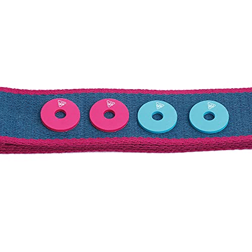 IVU CREATOR guitar strap locks premium strap blocks-Blue and Red - Image 2