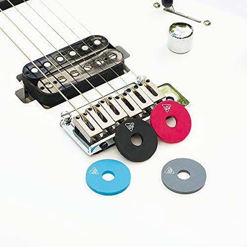 IVU CREATOR guitar strap locks premium strap blocks-Blue and Red - Image 3