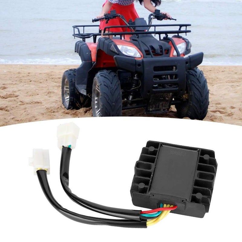 DC12V 6 سلك منظم جهد دراجة نارية معدل لدراجات 50 125 150 200 250cc سكوتر ATV جولف كارت - Image 4